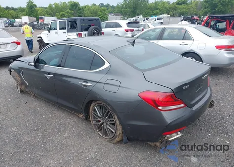 2019 Genesis G70 3.3T Advanced z USA, uszkodzony, nr VIN KMTG34LE8KU035029